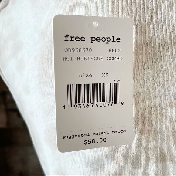 NWT We the Free / Free People Hot Hibiscus Combo - Picture 6 of 8
